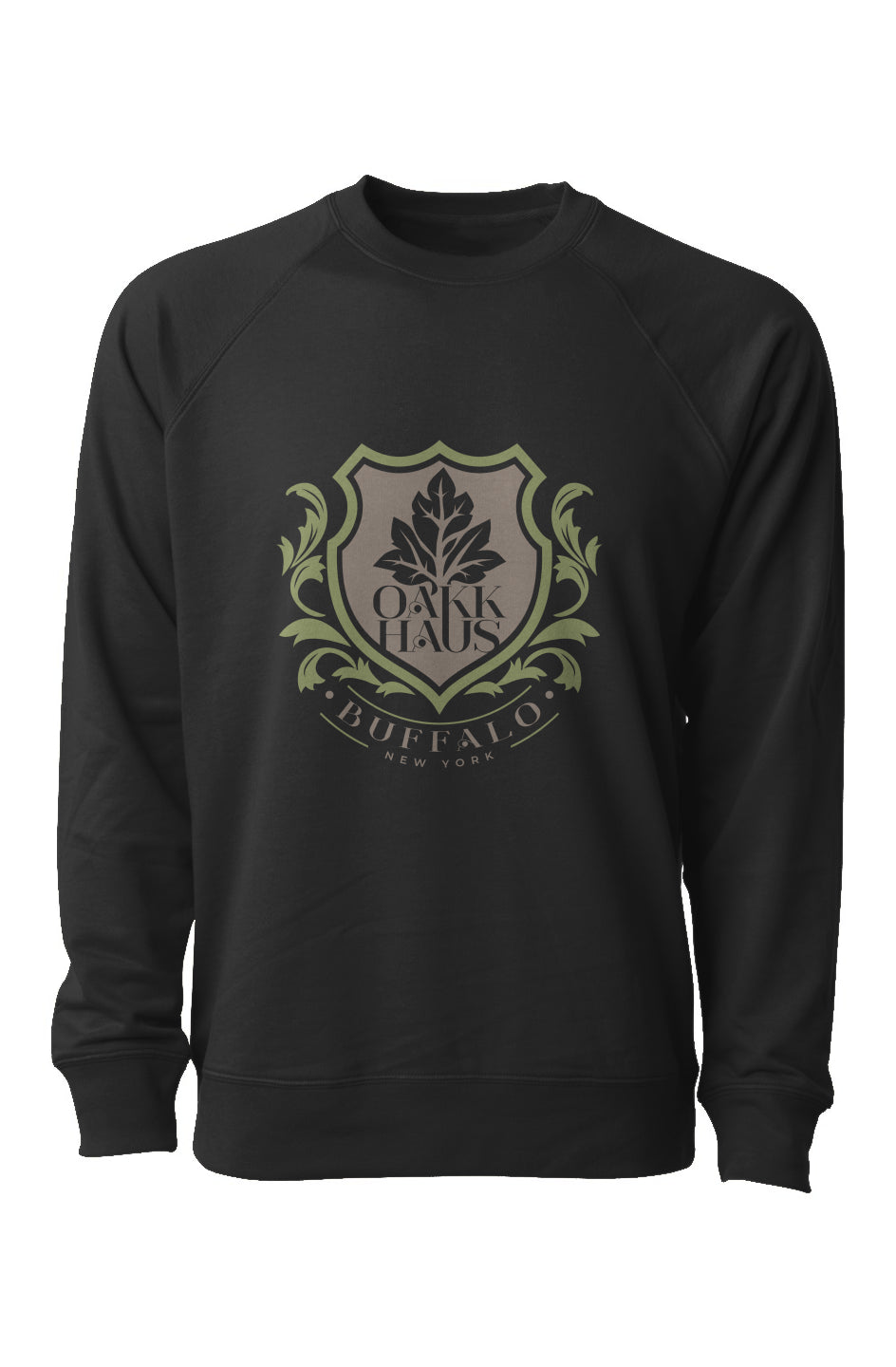 Oakk Haus Dark Loopback Terry Crewneck Sweatshirt