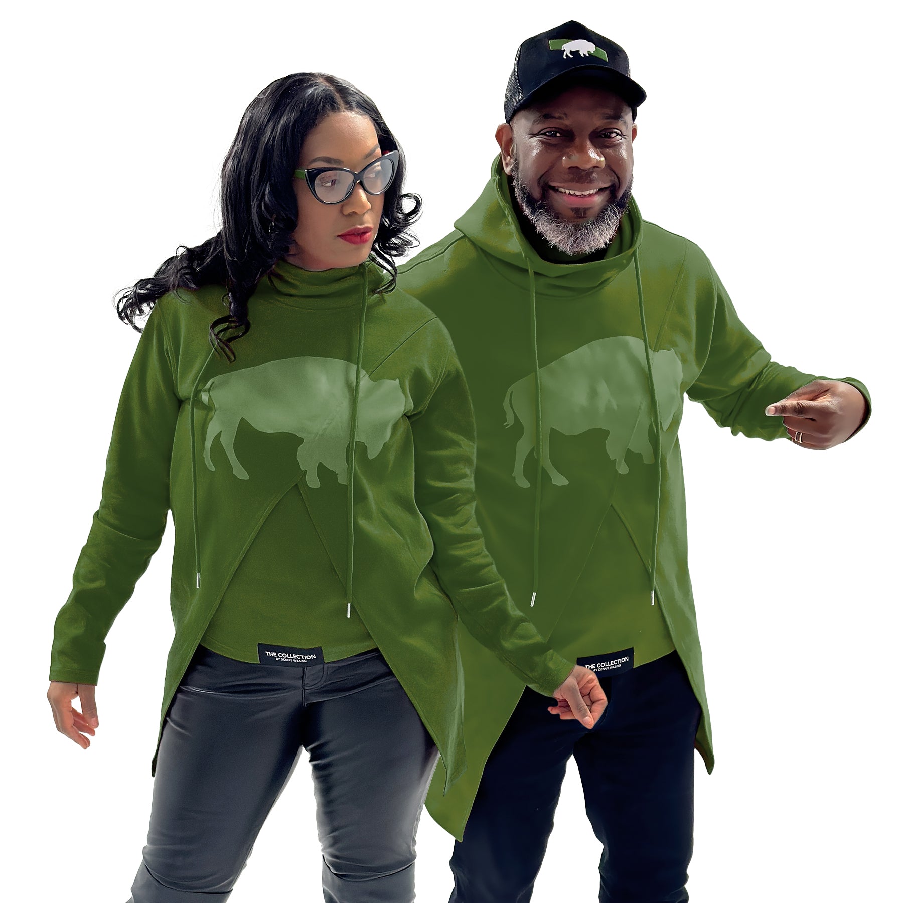 Crossover Bflo Hoodie- Green