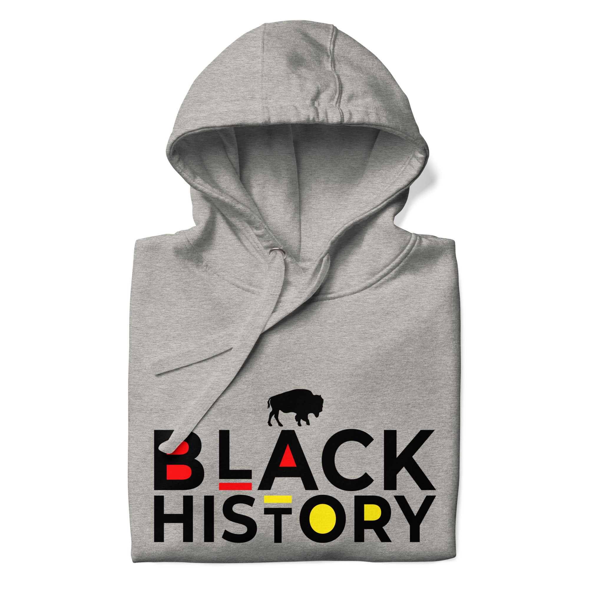 Bflo Black History Text Unisex Hoodie